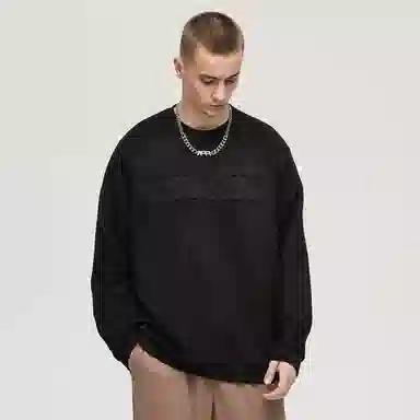 POINTLIMIT 3D Embossed Suede Sweatshirt