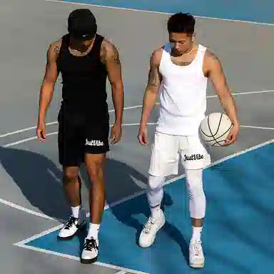 JUST VIBE Mesh Basketball Shorts