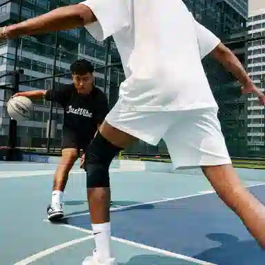 JUST VIBE Mesh Basketball Shorts