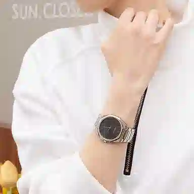 JOKER CAT Quartz Octagonal White Dial