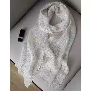 杭丝路 小长条纱巾围巾薄款护颈遮脖子防晒 桑蚕丝 丝巾 女款