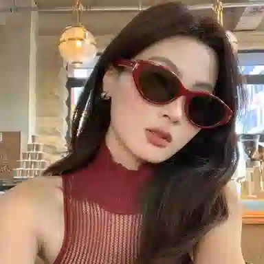 PRETTYALLUSION Cat Eye Sunglasses