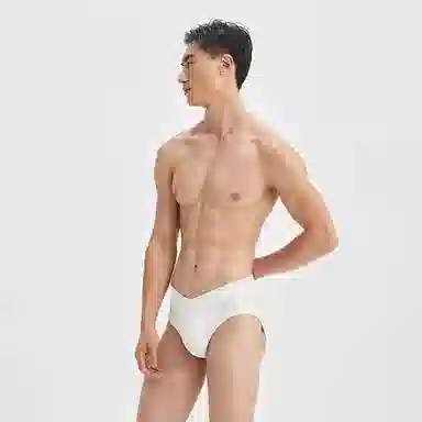 蓝内 纯色透气三角设计款实用内裤 男款