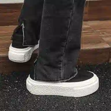 超纤皮 运动舒适 耐磨透气增高 低帮 生活休闲鞋