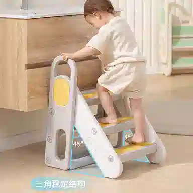 曼龙 儿童踩凳 可折叠台阶凳 垫脚增高凳 玩具