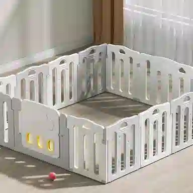 曼龙 云朵围栏防护栏婴儿 早教益智玩具 栅栏爬爬垫