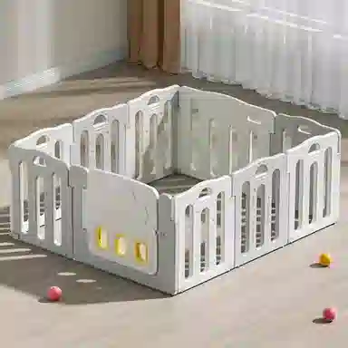 曼龙 云朵围栏防护栏婴儿 早教益智玩具 栅栏爬爬垫