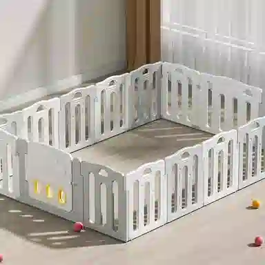 曼龙 云朵围栏防护栏婴儿 早教益智玩具 栅栏爬爬垫