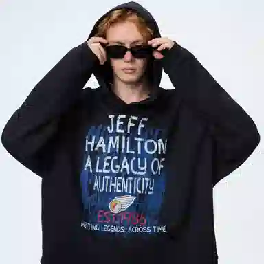 Jeff Hamilton Hoodie Black