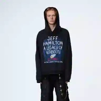 Jeff Hamilton Hoodie Black