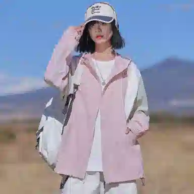 黑恐龙 户外运动出行百搭宽松简约舒适柔软透气防晒服 男女同款