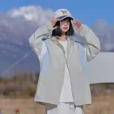 黑恐龙 户外运动出行百搭宽松简约舒适柔软透气防晒服 男女同款