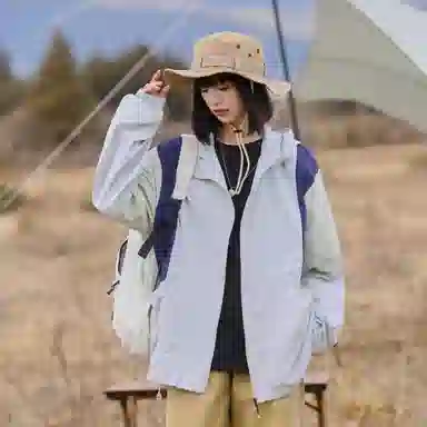 黑恐龙 户外运动出行百搭宽松简约舒适柔软透气防晒服 男女同款