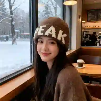 【礼盒可选】 匹克 舒适保暖 简约时尚 聚酯纤维 绒线帽 男女同款情侣款