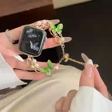 酷巴索 表带 苹果适用 金属材质 百搭金属表带男女同款