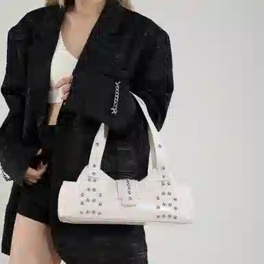 FCTOSSR Punk Studded PU Shoulder Bag
