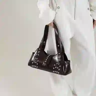 FCTOSSR Punk Studded PU Shoulder Bag