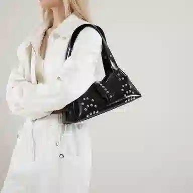 FCTOSSR Punk Studded PU Shoulder Bag