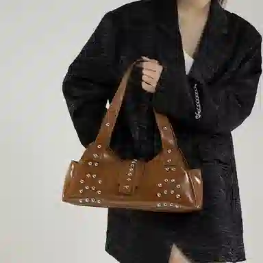 FCTOSSR Punk Studded PU Shoulder Bag