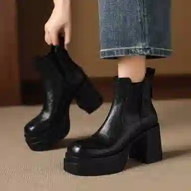 QIAOLINER Chelsea Boots