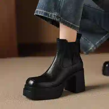 QIAOLINER Chelsea Boots
