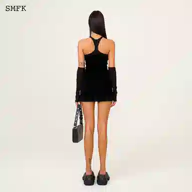 SMFK Ancient Myth Dragon Horn Knit Skirt+Sleeve Set