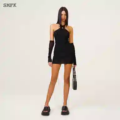 SMFK Ancient Myth Dragon Horn Knit Skirt+Sleeve Set