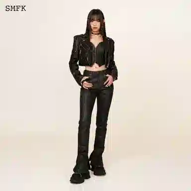 SMFK Wild World Rider Vest Oil Black