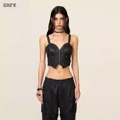 SMFK Wild World Rider Vest Oil Black