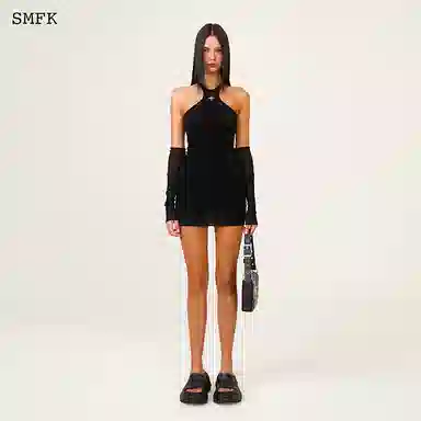 SMFK Ancient Myth Dragon Horn Knit Skirt+Sleeve Set