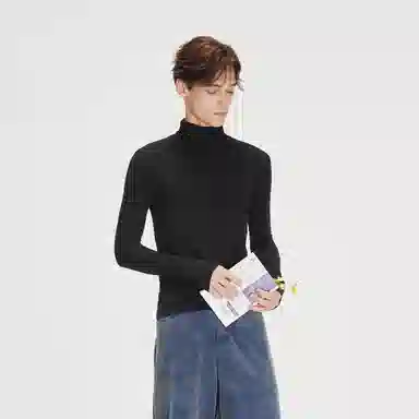 COKEIN FW25 Basic Wool Turtleneck Tee