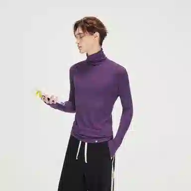 COKEIN FW25 Basic Wool Turtleneck Tee