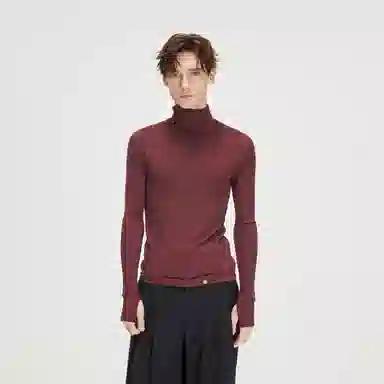 COKEIN FW25 Basic Wool Turtleneck Tee