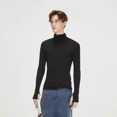 COKEIN FW25 Basic Wool Turtleneck Tee