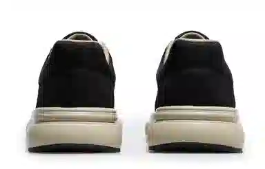 德赛 头层牛皮 空军一号 通勤百搭 复古休闲 学生穿搭 厚底增高 时尚简约 防滑耐磨 低帮 板鞋 男款