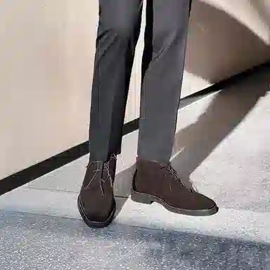 Thom Wills Retro Suede Low Boots