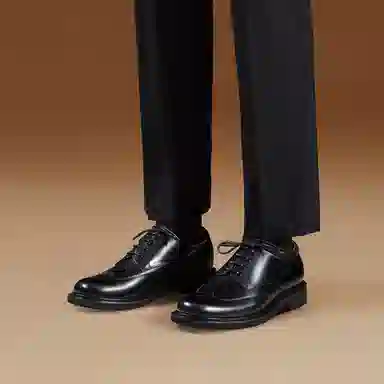 Thom Wills Derby Shoes Black