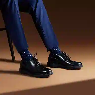 Thom Wills Derby Shoes Black