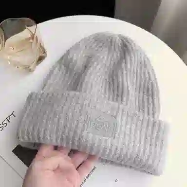 匹克 保暖宽松保暖堆堆护耳 聚酯纤维 绒线帽 男女同款情侣款