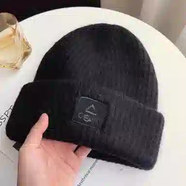 匹克 保暖宽松保暖堆堆护耳 聚酯纤维 绒线帽 男女同款情侣款