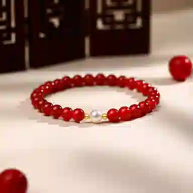 佐卡伊 鸿运转运珠 优雅高级经典轻奢高级感 精选送礼好物 玛瑙 珍珠 玉石手串 女款