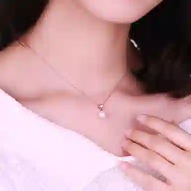 佐卡伊 浪漫心形爱心 淡水珍珠 项链