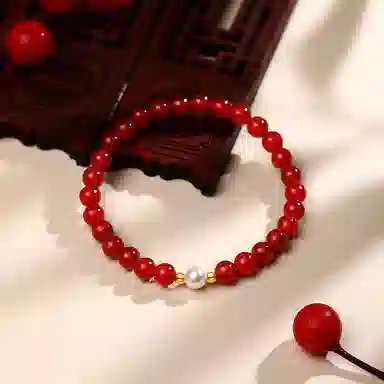 佐卡伊 鸿运转运珠 优雅高级经典轻奢高级感 精选送礼好物 玛瑙 珍珠 玉石手串 女款