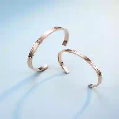 佐卡伊 一生一世时尚简约 经典轻奢高级感 精选送礼好物 合金 手镯 男女同款情侣款