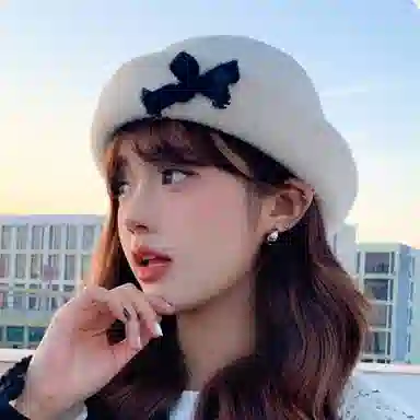 PIARA Wealthy Lady Bow Bucket Hat