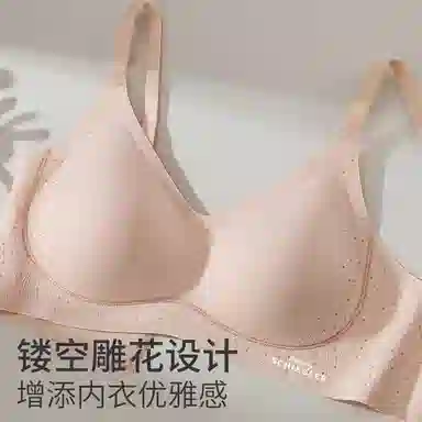 舒雅 国风雕花聚拢上托防下垂收副乳文胸 女款