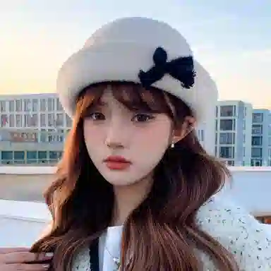 PIARA Wealthy Lady Bow Bucket Hat