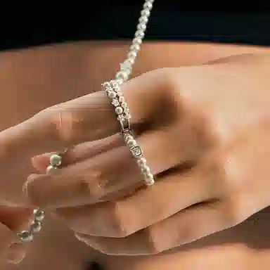 HEFANG Bubble Double Layer Ring