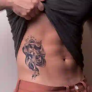 猎己  元素女神草本纹身贴 防水防汗不反光