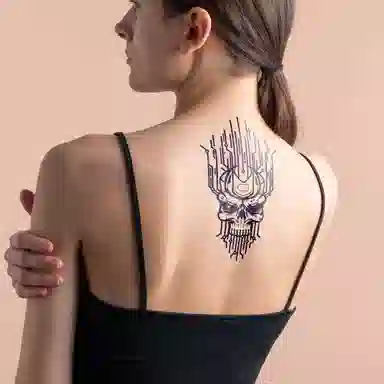 猎己  科技之魂草本纹身贴 防水防汗不反光手臂胸前小腿小众男女